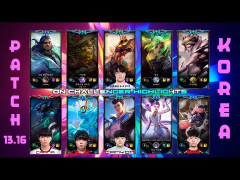 KOREA Challenger Match #878 Patch 13.16 [HLE - Zeka, DK - Canna, HLE - Clid, DK - Canyon, HLE Life]