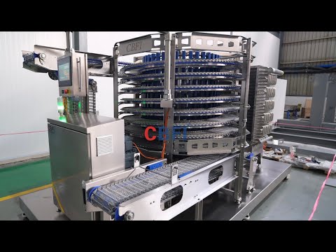 CBFI Single Spiral freezer Machine for food, meat, seafood industry.