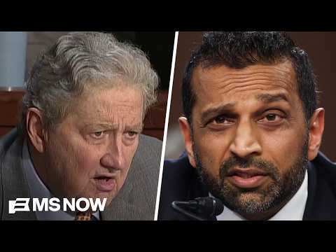 'So you disqualified the animal?': GOP Sen. Kennedy asks Patel for clarity on bestiality comments