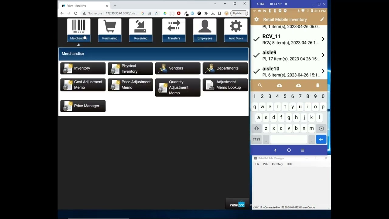 M.X. Data Presents FoundryLogic Demo with Retail Pro!