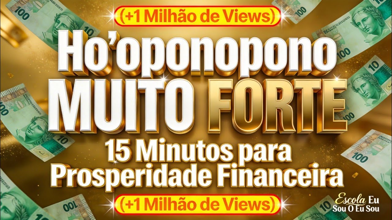Ho'oponopono MUITO FORTE de 15 minutos PARA DINHEIRO URGENTE 🧲 💵💰