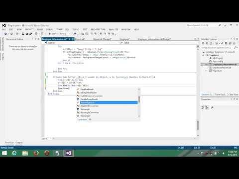 Visual Basic Net Tutorial with MySql database 26 Get Report using Crystal Report