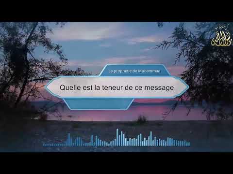 Quelle est la teneur de ce message