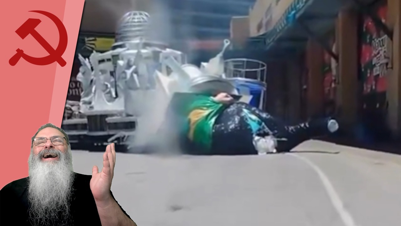 LULA CAIU! NUM ATO FALHO CLARO, escola de SAMBA JOGA LULA no CHÃO que perde a CABEÇA após DESFILE