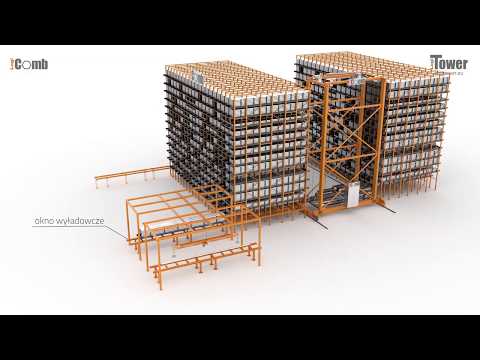 LOGICOMB - wydajny zautomatyzowany system składowania dłużyc typu honeycomb