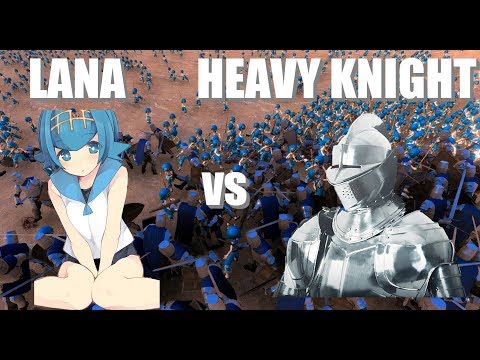 LANA vs HEAVY KNIGHT - Ultimate Epic Battle Simulator