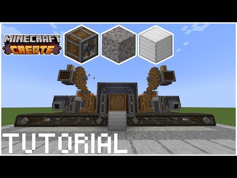 Skeej_Inc - CREATE Iron Farm TUTORIAL (No Villagers!) | Create 1.19.2 | #tutorial #minecraft