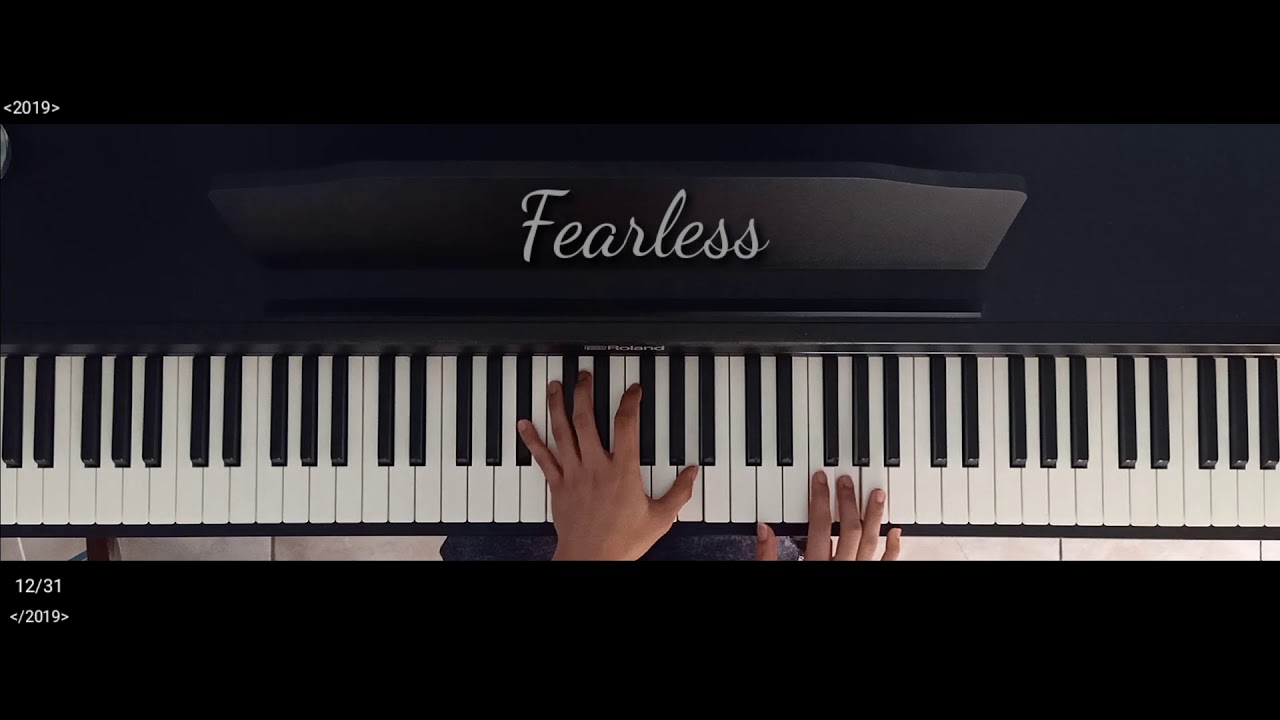 Taylor Swift - Fearless | Piano Cover with PIANO SHEET