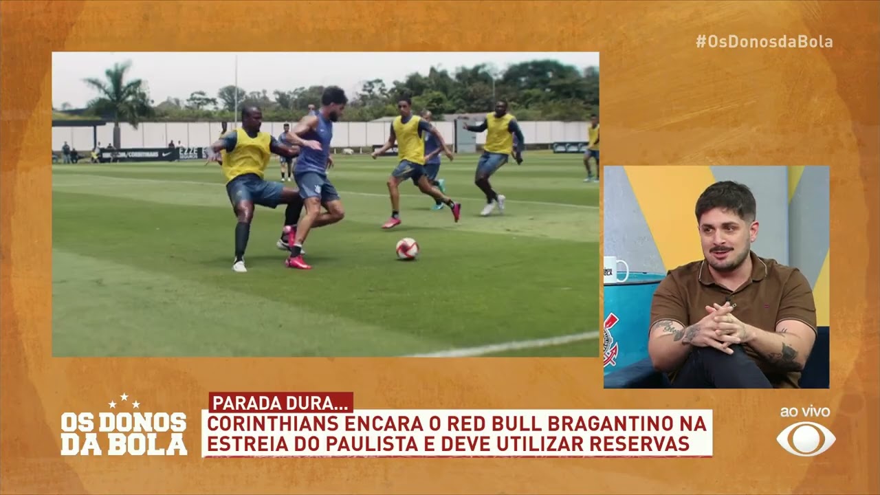 Corinthians encara o Bragantino com time reserva