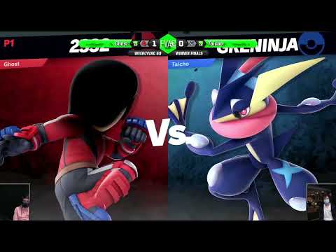 Weeklyvac 69 - SSBU - Ghost (Mii Brawler) vs Taicho (Greninja)