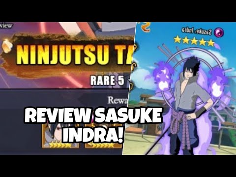 SASUKE INDRA IS IN THE SUMMON BANNER! Sasuke Indra Review! Ninjutsu Summit