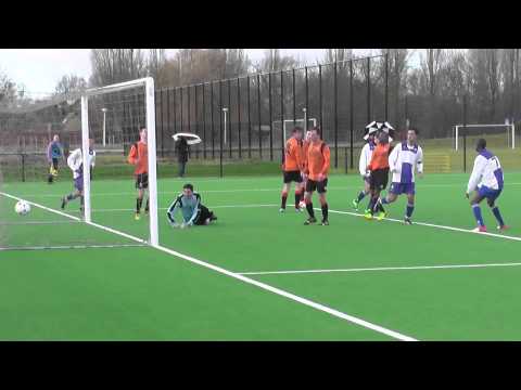 11 januari 2014 VV De Meern A1 - Elinkwijk A1 vr 2-4 Doelpunt Elinkwijk (2-4)