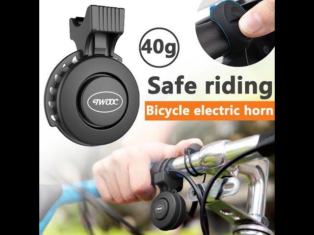 Vídeo relacionado con Cycling Horn Bell - Cuerno de scooter eléctrico impermeable con carga USB y alarma de vibración | Cuerno de manillar de alta categoría para bicicletas, bicicletas de montaña, e-scooters, accesorio de