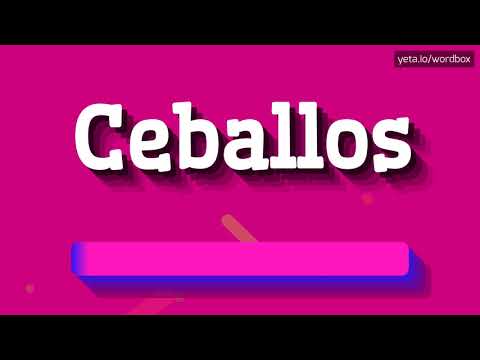 HOW PRONOUNCE CEBALLOS! (BEST QUALITY VOICES)
