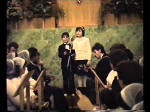 (Old video) - Remus Alazaroae  si Rahela Goagara - duet (Noiembrie 1989)