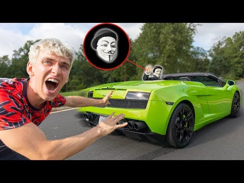 CAUGHT GAME MASTER STEALING THE LAMBORGHINI SHARERGHINI with TOP SECRET SPY GADGETS!! Video