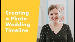 Creating a Photo Wedding Timeline