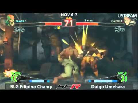 Socal Regionals 2010- Filipino Champ (DH) vs. Daigo Umehara (RY) (part 1 of 3)