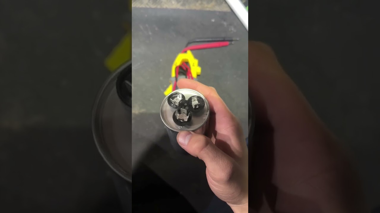 How to test a capacitor with a multimeter #hvac