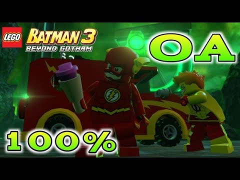 Lego Batman 3 Au delà de Gotham Mode Libre #12 :Planète Oa 100% Tout les Collectibles Walkthrought