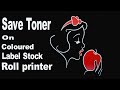 Printer for Dark and Transparent Labels