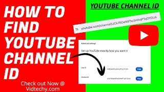 how to find youtube channel id
