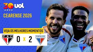 FORTALEZA VENCE FERROVIÁRIO E GARANTE VANTAGEM NO JOGO DE VOLTA DO CEARENSE; MELHORES MOMENTOS