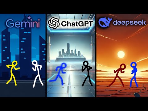 Stickman fight animation using AI | @flipaclip