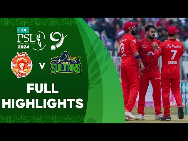 Full Highlights | Islamabad United vs Multan Sultans | Match 27 | HBL PSL 9 | M1Z2U