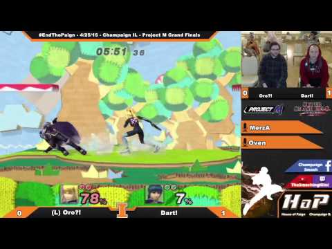 [End the Paign] Oro?! (Zero Suit) vs. Dart! (Marth) PM Grand Finals