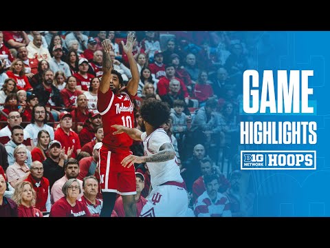 Nebraska at Indiana | HIGHLIGHTS | Big Ten Men's Basketball | 01/10/2026