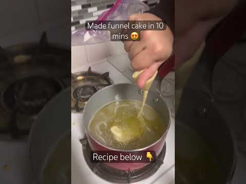 The Easiest Funnel Cake! 👇