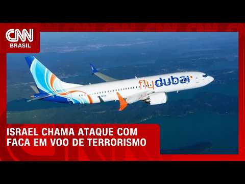 Israel trata esfaqueamento em avião como tentativa de ataque terrorista | HORA H