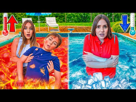 Chaude Vs Froide Piscine Challenge