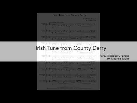 Percy Grainger/Maurice Saylor: Irish Tune from County Derry arr. for Clarinet Choir