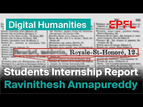 EPFL Students Internship Report 2022 - Ravinithesh Annapureddy - INHA