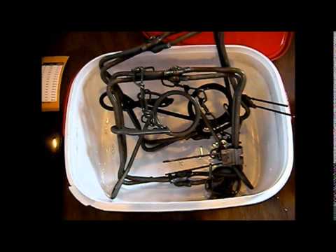How I Prep My Traps Dukes 110 Conibear Clean Degrease
