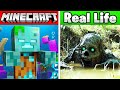 MINECRAFT MOBS IN REAL LIFE! (animals, items, blocks)