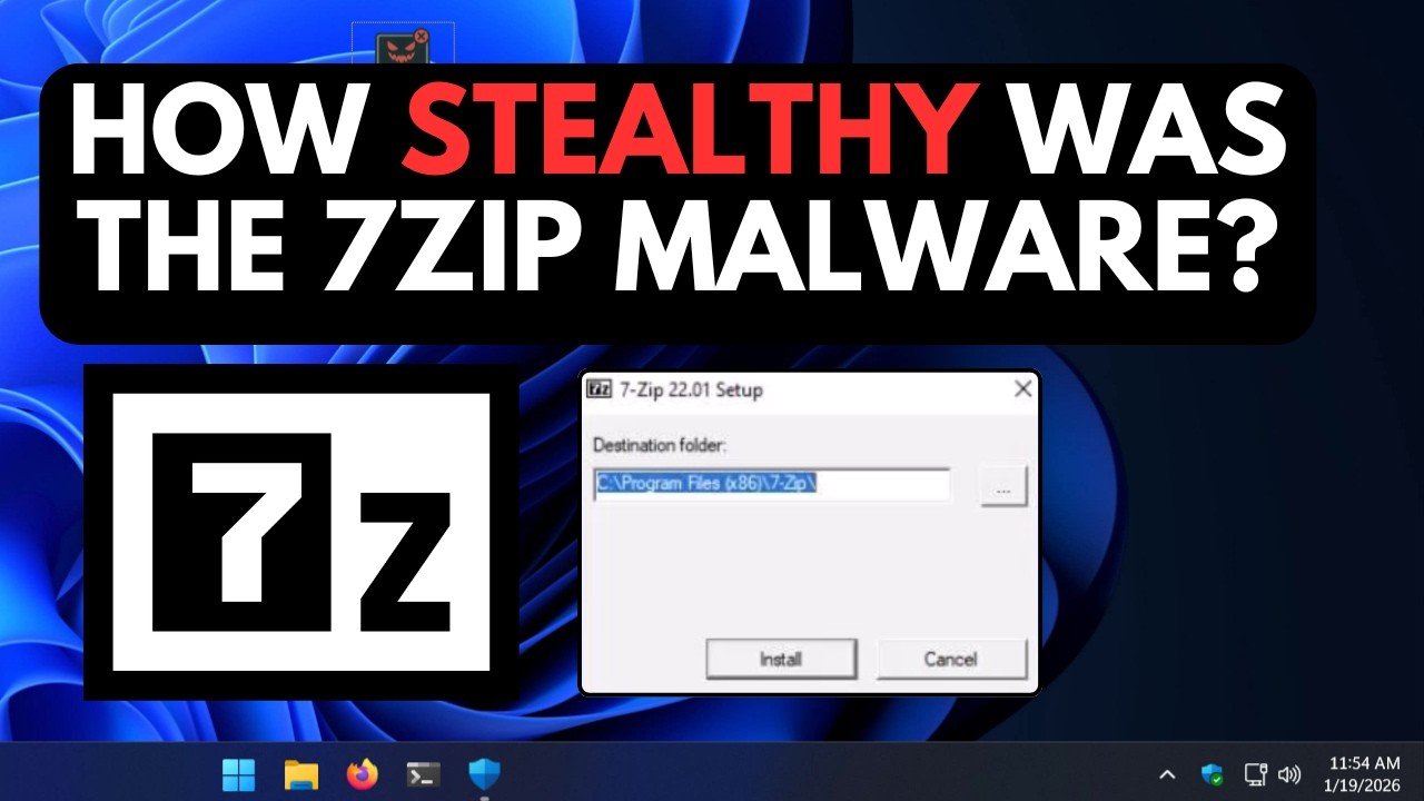 How Stealthy was the 7zip Malware and how to spot it?