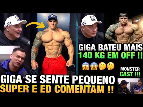 GIGA BATEU 140 KG EM OFF MAS SE SENTE PEQUENO QUANDO USA REGATA - SUPERMAN E ED REAGEM E MAIS