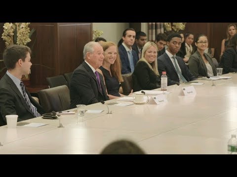 Steve Schwarzman Welcomes Blackstone’s 2019 Analyst Class