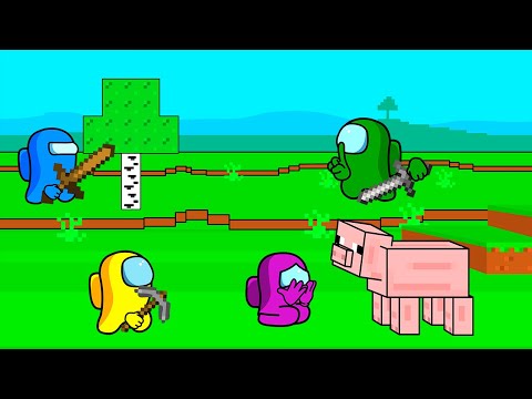 Minecraft Animation: Among Us vs Doors Figure Mod