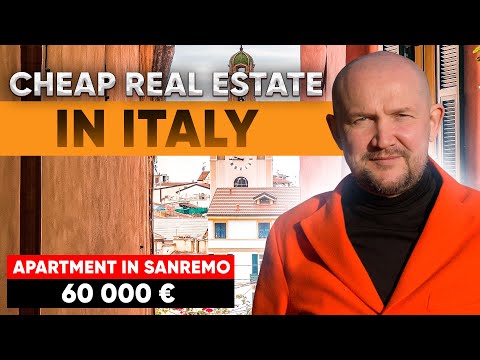 🧸 Cheap property in Italy, Apartment in Sanremo 60,000 euros