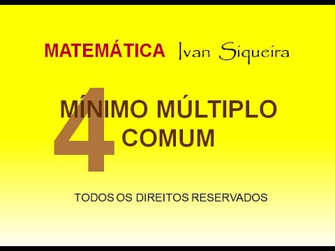 AULA 04   MÍNIMO MULTIPLO COMUM