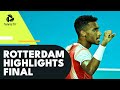 Stefanos Tsitsipas vs Felix Auger-Aliassime For The Title | Rotterdam 2022 Final Highlights