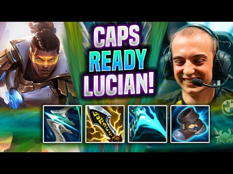 CAPS IS READY TO PLAY LUCIAN! - G2 Caps Plays Lucian MID vs Lissandra! | Preseason 2022