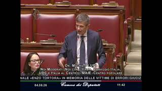 LUPI: "QUASI 1000 INNOCENTI L'ANNO SUBISCONO L'INGIUSTA DETENZIONE, SÌ ALLA GIORNATA PER TORTORA"