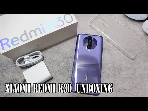 Xiaomi Redmi K30 Purple color unboxing | camera, fingerprint, face unlock tested