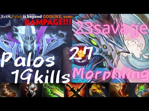 23savage Morphling vs Palos Spectre, Doom, Mars - Nemestice set, die then die - dota2
