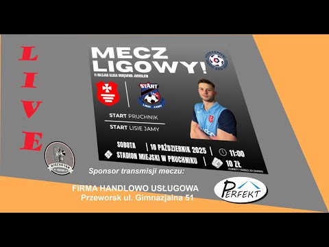 MKS START PRUCHNIK - LKS START LISIE JAMY -  MECZ KL. OKRĘGOWEJ 18.10.2025 R.